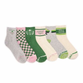 MUK LUKS Women's Quarter Crew Socks