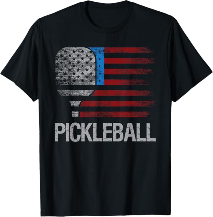 US Flag Pickleball Player