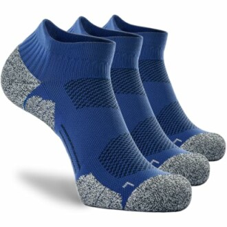 CWVLC Unisex Cushioned Compression Ankle Socks