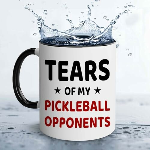 BSQUIELE Tears of My Pickleball Opponents Coffee Mug