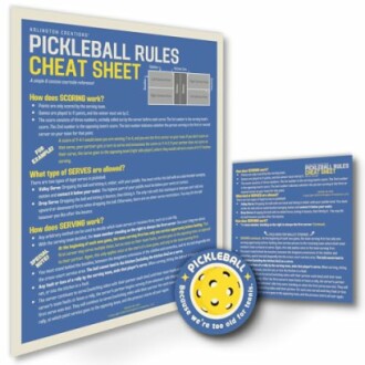 Pickleball Rules Cheat Sheet