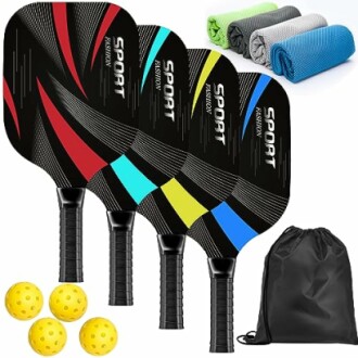 Tiyutsd Pickleball Paddles Set of 4